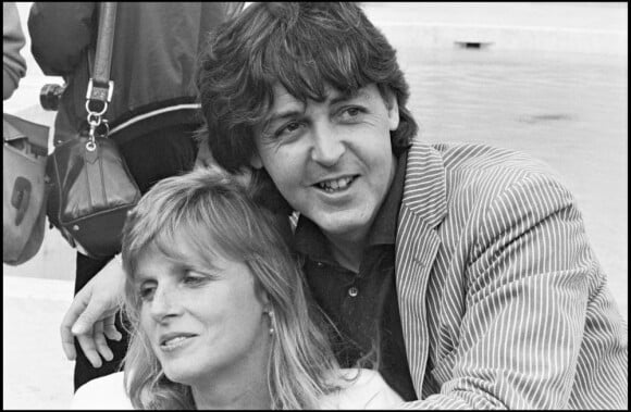 Paul McCartney et Linda à Cannes en 1980. 