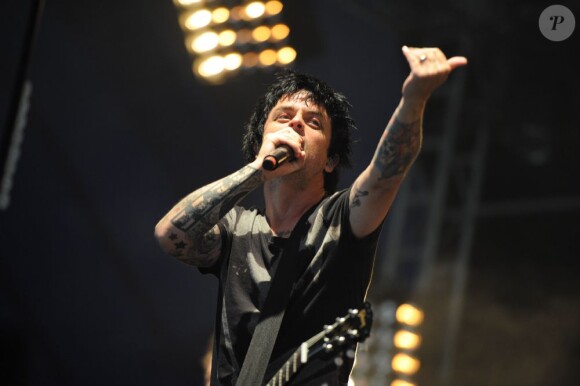 Billie Joe Armstrong à Reading le 21 août 2012.