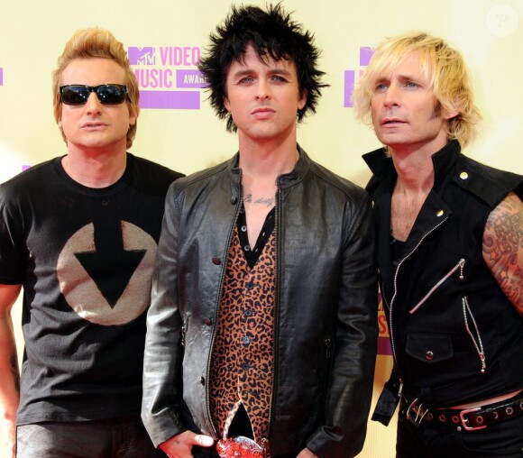 Green Day à Los Angeles le 6 septembre 2012
