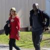 Seal va déjeuner avec Erin Cahill à Los Angeles le 27 février 2013. Erin  Cahill est une actrice américaine de 33 ans.