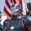 Iron Man en armure patriote.