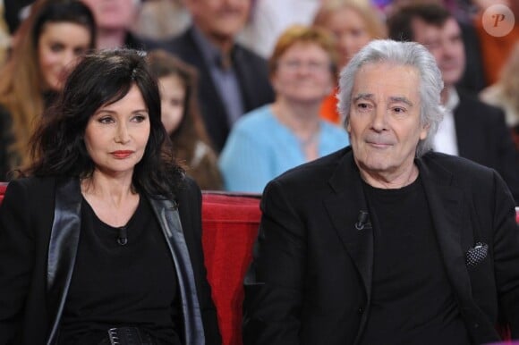 Evelyne Bouix, Pierre Arditi - Enregistrement de l'émission Vivement Dimanche à Paris, le 27 février 2013 et qui sera diffusée le 3 Mars.