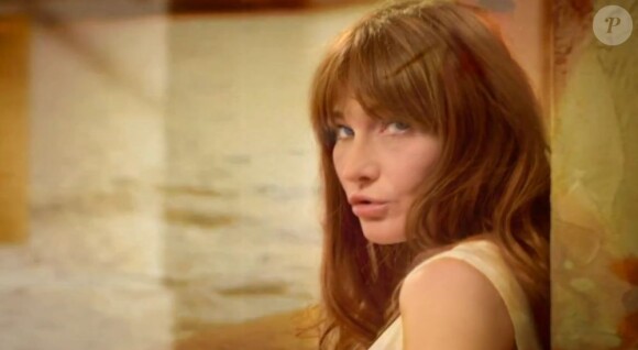 Image extraite du nouveau clip de Carla Bruni dévoilé en février 2013.