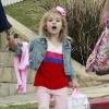 Exclu - Maddie Aldridge, la fille de Jamie Lynn Spears dans le quartier de Brentwood à Los Angeles, le 5 mai 2012.