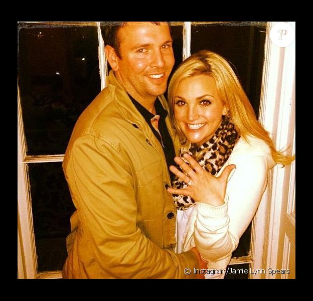 Jamie Lynn Spears a annoncé ses fiançailles avec Jamie Watson sur Instagram, le dimanche 3 février 2013.