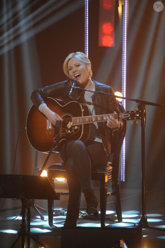 La chanteuse Dido en promotion à Londres, le 27 février 2013.