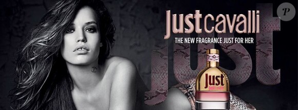 Georgia May Jagger est le nouveau visage du parfum Just Cavalli, sorti en mars 2013.