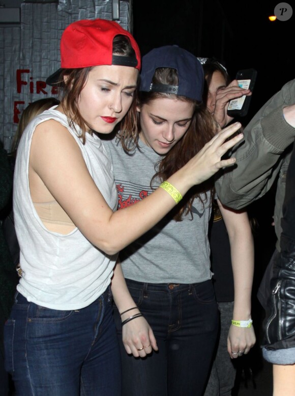 Kristen Stewart à la sortie du club Troubadour à West Hollywood, le 5 mars 2013.