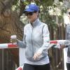 Exclusif - Katy Perry fait du jogging avec une amie à Los Angeles, le 6 mars 2013.