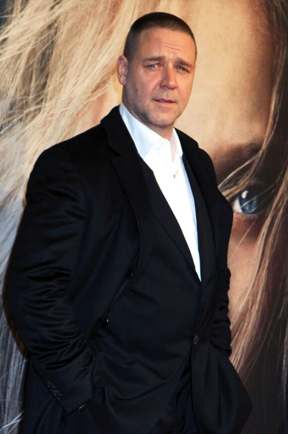 Russell Crowe lors de la première du film Les Misérables à New York le 10 décembre 2012