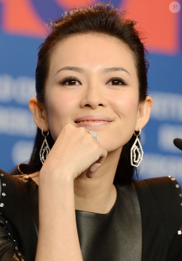 Zhang Ziyi lors de la conférence de presse de The Grandmaster à Berlin, le 7 février 2013.