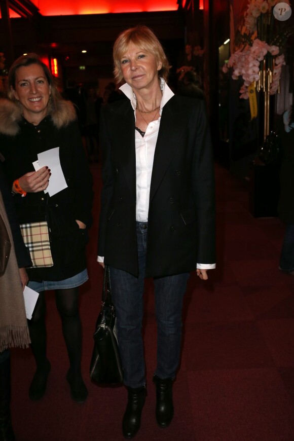 Marie-Christiane Marek au gala "2000 femmes chantent contre le cancer" à l'Olympia de Paris, le 7 mars 2013.