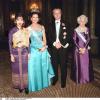 Chulaborn Valailak de Thaïlande, la reine Silvia de Suède, le roi Carl Gustaf et la princesse Lilian, Stockholm, le 28 janvier 1998