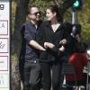 Giovanni Ribisi et sa femme Agyness Deyn se promènent en amoureux à Los Feliz, le 10 mars 2013.