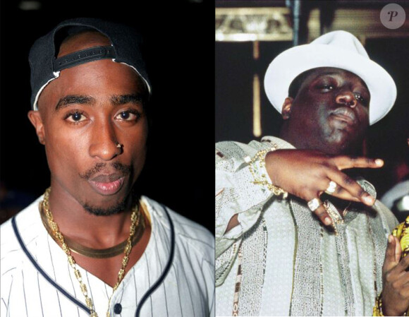 Tupac et Biggie, deux des plus grands rappeurs de l'Histoire assassinés à quelques mois d'intervalle que le mouvement hip-hop pleure encore aujourd'hui.