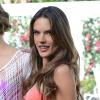 Alessandra Ambrosio lors du lancement de la collection VS Swim 2013 de Victoria's Secret au centre commercial Beverly Center. Le 12 mars 2013.