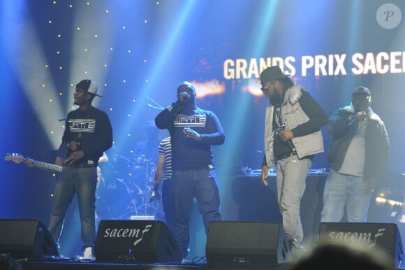 Sexion d'Assaut à Paris le 26 novembre 2012.
