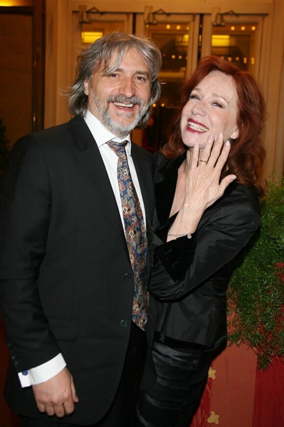 En 2009 : Eva Darlan et son mari Lino à la soirée pour L'Enfance majuscule.