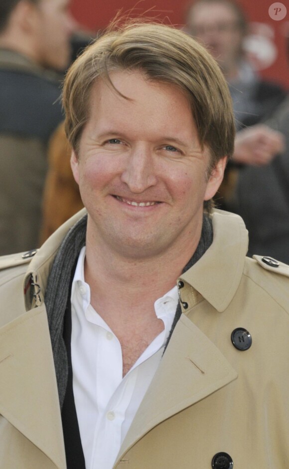 Tom Hooper, réalisateur des Misérables ici lors de la Fashion Week à Londres le 18 février 2013, est pressenti pour réaliser le biopic Mercury.