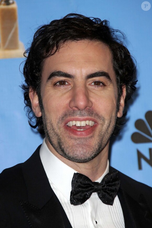 Sacha Baron Cohen lors des Golden Globes le 13 janvier 2013.