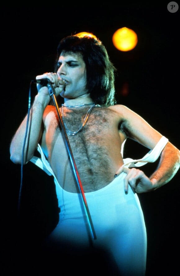 Freddie Mercury en concert au début des années 1970.