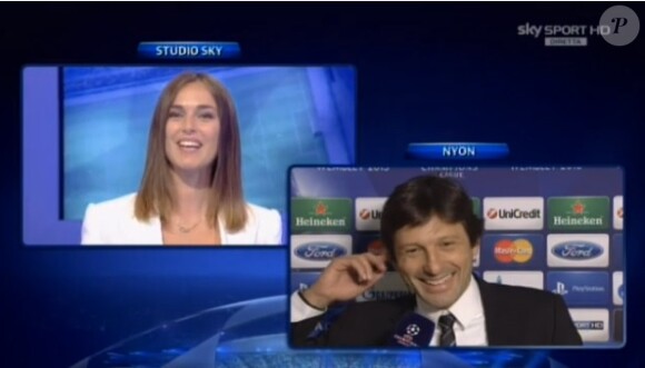 Leonardo a demandé sa compagne Anna Billo en mariage en direct sur Sky Italia le 13 mars 2013