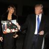 Melania Trump et Donald Trump lors de la soirée du 25e anniversaire du New York Observer qui s'est tenue au Four Seasons, à New York, le 14 mars 2013