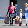 Gwyneth Paltrow et Chris Martin en famille en 2012