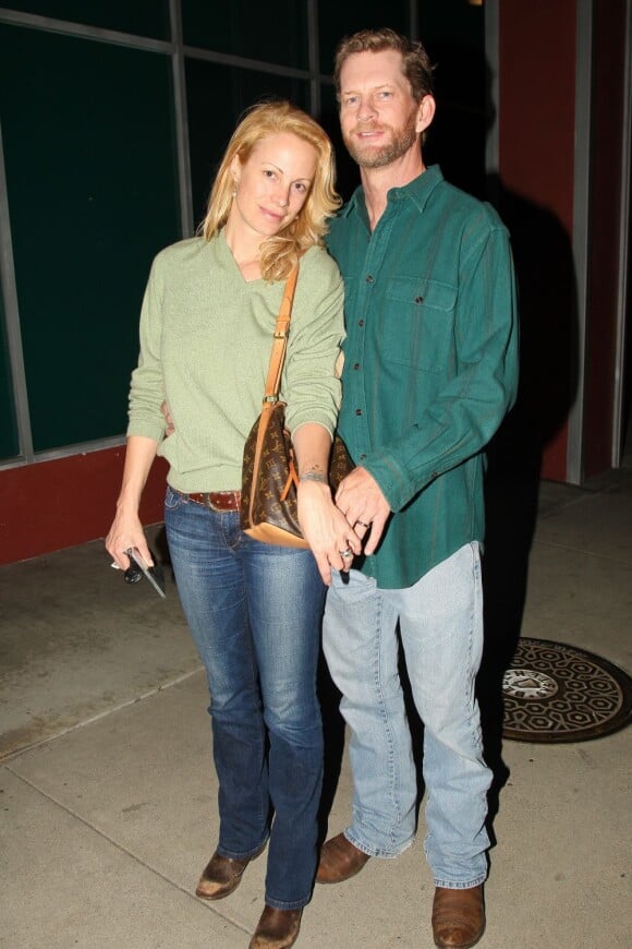 Alison Eastwood et son mari Stacy Poitras à Hollywood le 15 mars 2013
