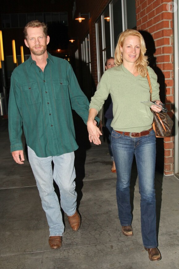 Alison Eastwood et son mari Stacy Poitras à Hollywood le 15 mars 2013