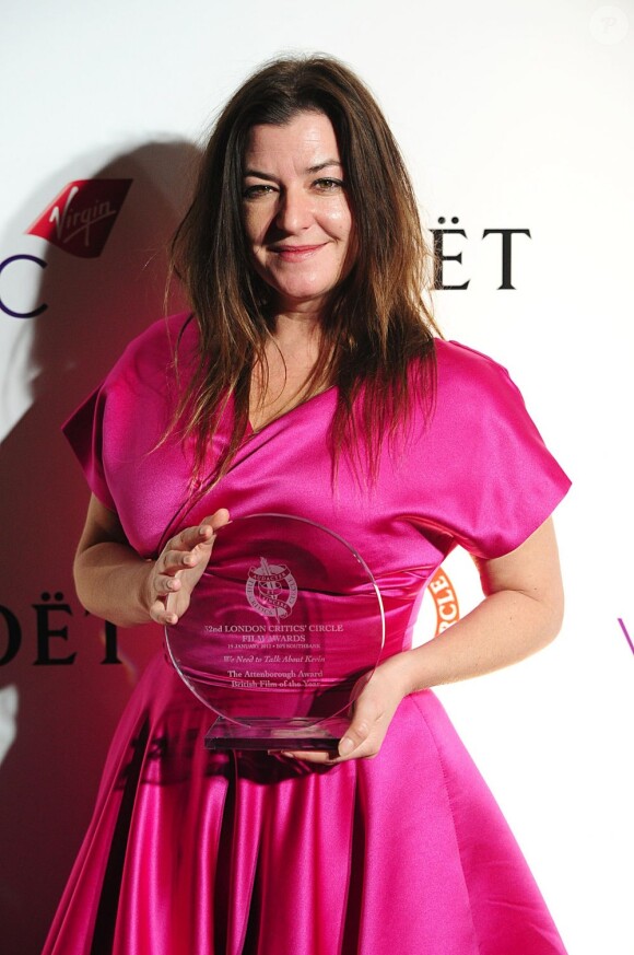 Lynne Ramsay gagne le trophée de British Film Of The Year aux London Critics' Circle Film Awards 2011.