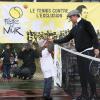 Yannick Noah a fait pâle figure lors de l'inauguration ce mercredi 20 mars 2013 d'un nouveau centre de son association Fête le Mur à Pessac près de Bordeaux