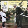Yannick Noah inaugurait ce mercredi 20 mars 2013 un nouveau centre de son association Fête le Mur à Pessac près de Bordeaux