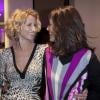 Alexandra Lamy et Mélanie Doutey lors de l'inauguration de la boutique Leonard à Paris le jeudi 21 mars 2013