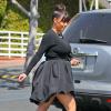 Kim Kardashian en virée shopping à West Hollywood, chez Fred Segal, le vendredi 22 mars 2013.