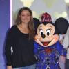 Sandrine Quétier et Emmanuel Moire fêtent la prolongation du 20eme anniversaire de Disneyland Paris, le 23 mars 2013.