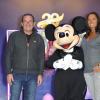 Nathalie Marquay et Jean-Pierre Pernaut fêtent la prolongation du 20eme anniversaire de Disneyland Paris, le 23 mars 2013.