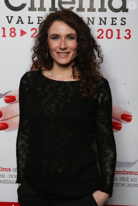 Elsa Lunghini pose lors de la soirée de clôture du Festival 2 Cinéma de Valenciennes le 24 mars 2013.