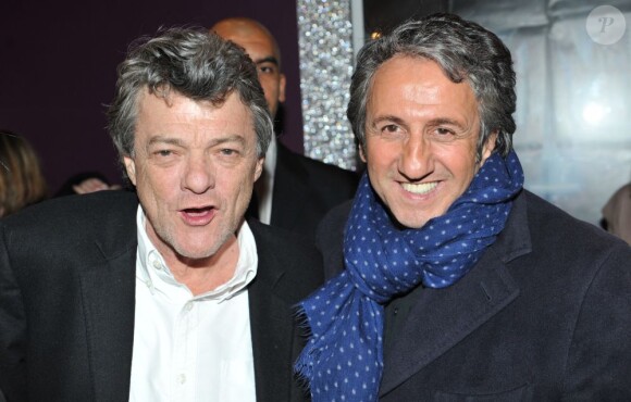 Jean Louis Borloo et Richard Anconina pendant la soirée de clôture du Festival 2 Cinéma de Valenciennes le 24 mars 2013.