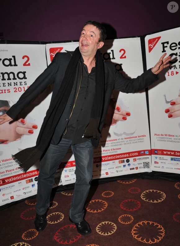 Frédéric Bouraly pendant la soirée de clôture du Festival 2 Cinéma de Valenciennes le 24 mars 2013.