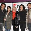Ruben Alves, Chantal Lauby, Nicole Croisille, Barbara Cabrita présentent avec délice La Cage dorée à la soirée de clôture du Festival 2 Cinéma de Valenciennes le 24 mars 2013.