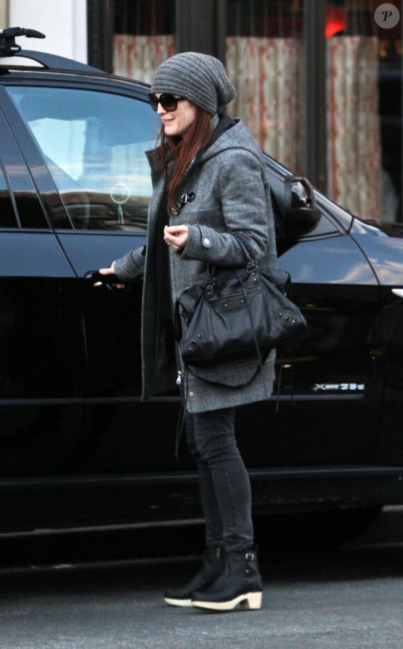 Julianne Moore à West Village, New York, le 23 mars 2013.