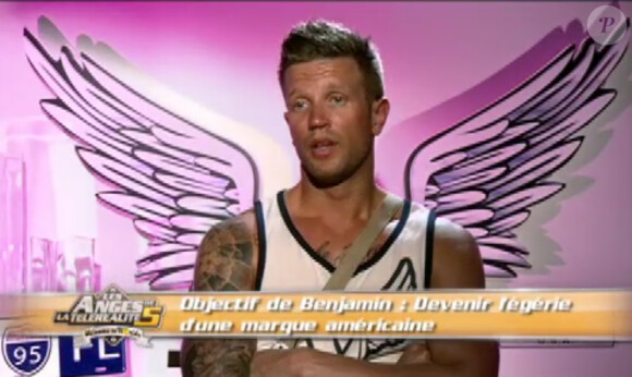 Benjamin dans Les Anges de la télé-réalité 5 sur NRJ 12 le lundi 25 mars 2013