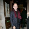 Sting assiste à l'avant-première de la pièce de théâtre Peter and Alice au Noel Coward Theatre. Londres, le 25 mars 2013.