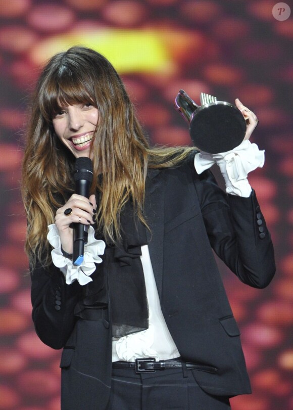 Lou Doillon lors des Victoires de la musique, à Paris, le 8 février 2013.