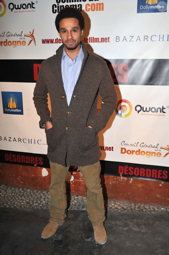 Alex Martin lors de l'avant-première du film Désordres à Paris le 26 mars 2013