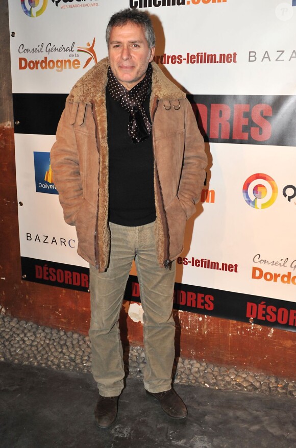 Laurent Olmedo lors de l'avant-première du film Désordres à Paris le 26 mars 2013