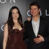 Tom Cruise et Andrea Riseborough lors de l'avant-première du film Oblivion à Rio de Janeiro, le 27 mars 2013.