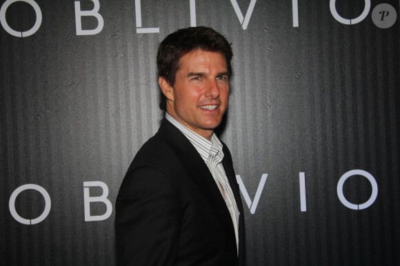 Tom Cruise pendant l'avant-première du film Oblivion à Rio de Janeiro, le 27 mars 2013.