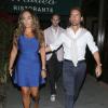 Tamara Ecclestone et son fiancé Jay Rutland vont dîner au restaurant à West Hollywood, le 27 mars 2013.